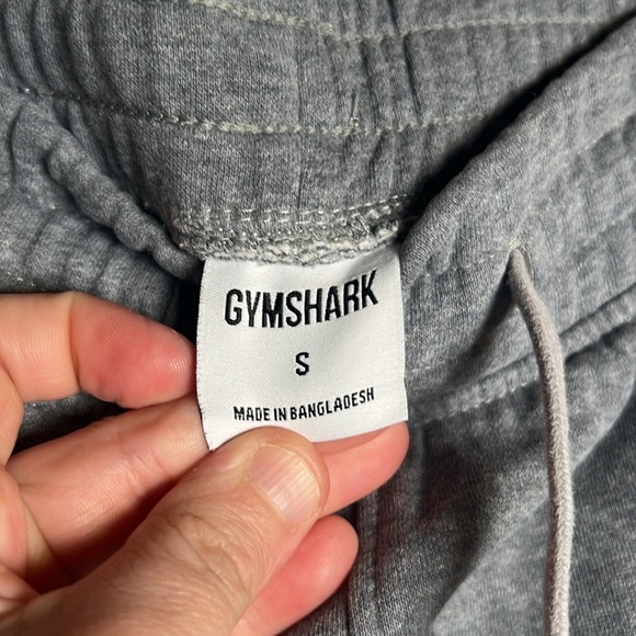 Gymshark Gray Arrival Woven Plain Logo Trouser Joggers Sweatpants Small - Picture 3 of 5